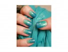 Unghie ombré con smalto glitter. Photo credit: Pinterest Amy Goff