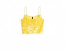 Crop top di velluto