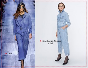 La tuta in denim