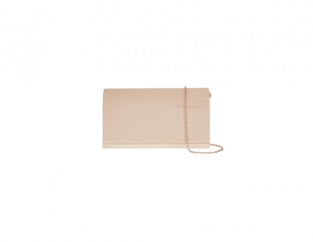 Pochette di raso cipria