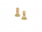 Orecchini con nappe dorate