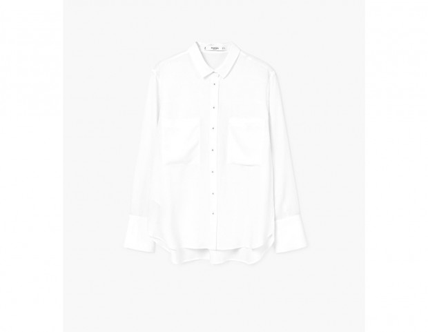 Camicia bianca con tasche