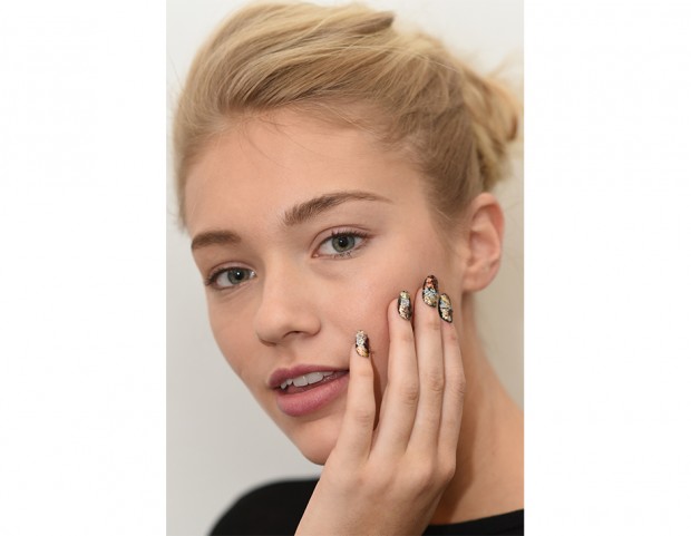 Nail art oro