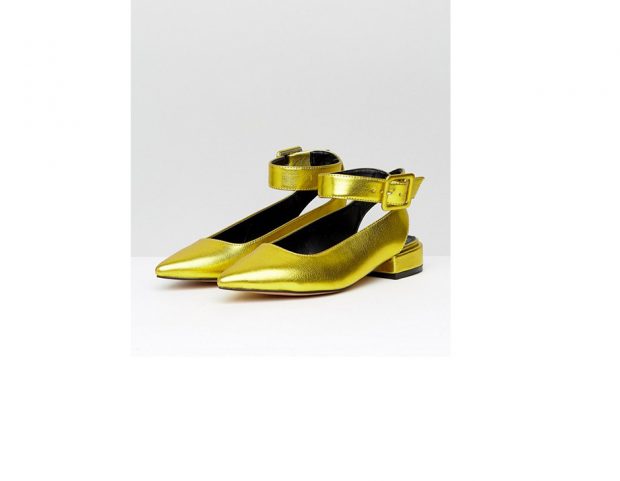 In pelle metallizzata
