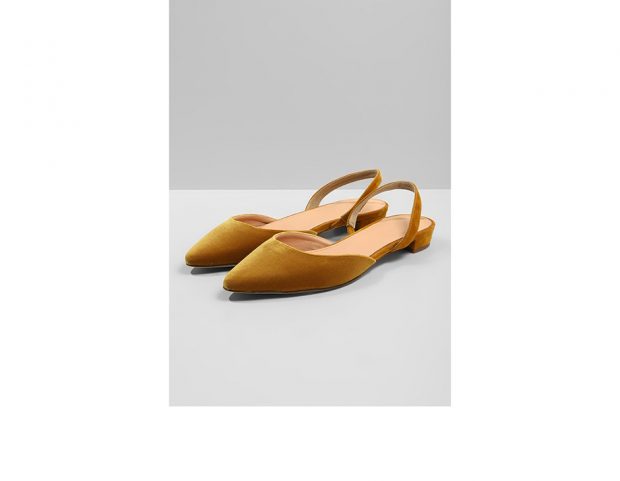 Slingback di velluto