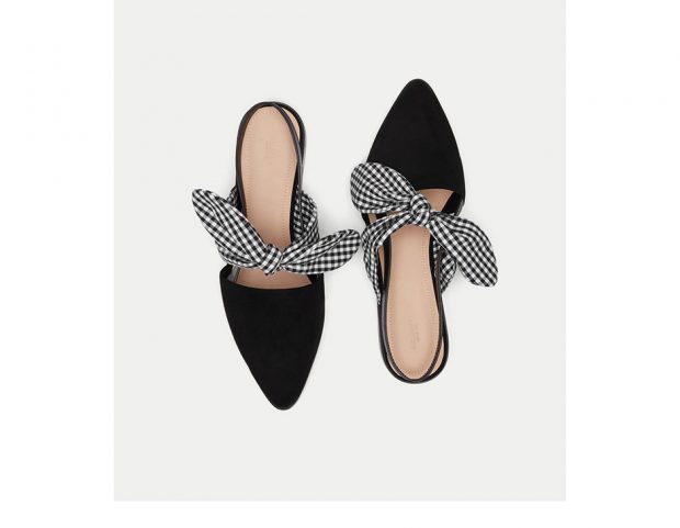 Slingback con fiocco