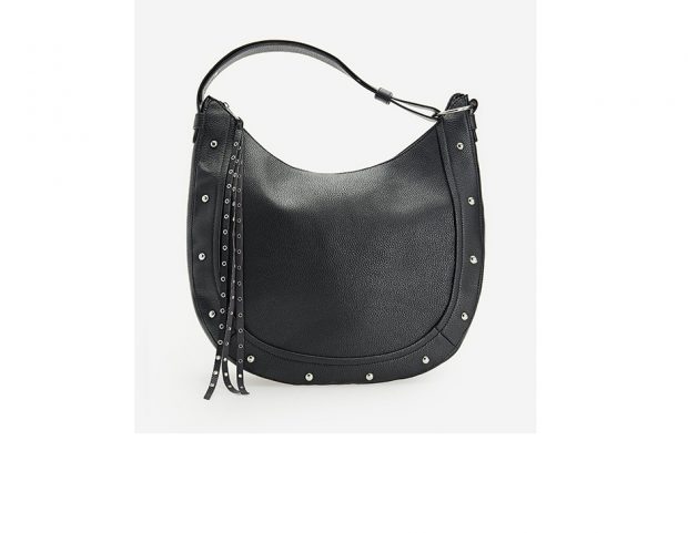 Borsa a spalla con dettaglio borchie