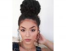 Top knot. (Photo credit: Instagram @jessicaandradeoficial