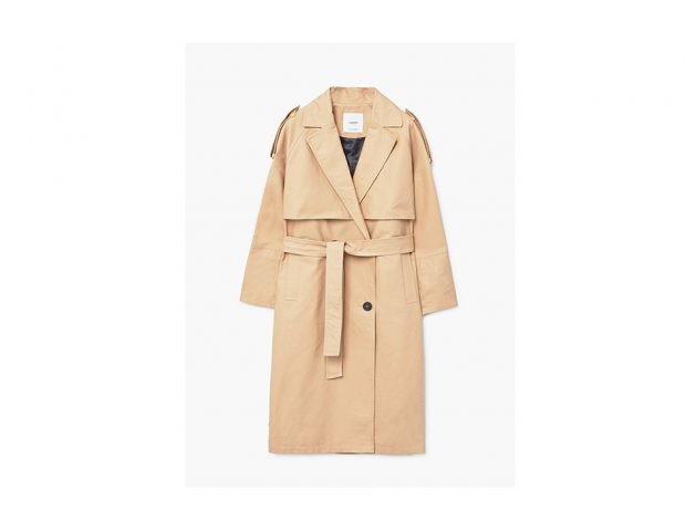 Trench con doppia abbottonatura