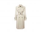 Trench beige a doppiopetto