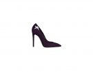 Pumps con stella glitter