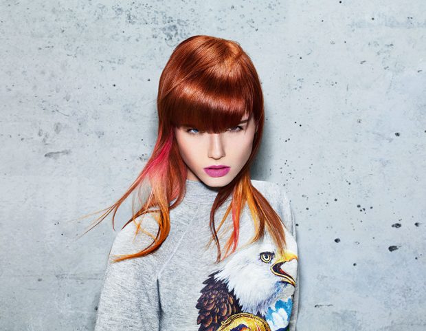 Capelli lunghi – frangia lunga e piena (Photo credit: Schwarzkopf Professional)