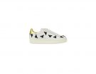 Sneakers in pelle con api ricamate