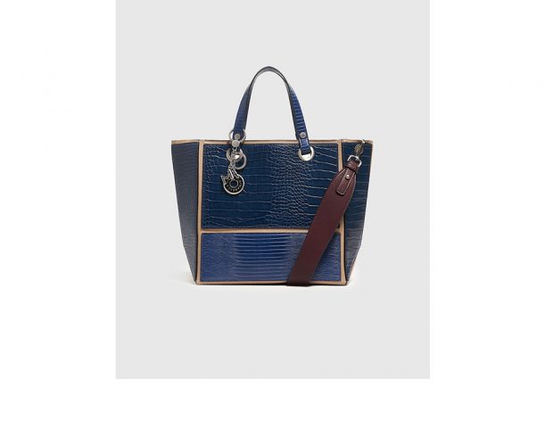 Maxi shopper stampa cocco