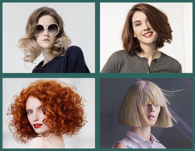 Tutte le tendenze dai saloni per i tagli di capelli medi, sfoglia la gallery e lasciati ispirare! (Photo credit: Wella, Coiff&co, Indola, Davines, collage di Francesca Merlo)