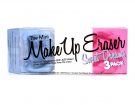 Un kit di 3 mini MakeUp Eraser: uno rosa chiaro per le labbra, uno bianco per il viso e uno celeste per gli occhi
