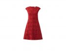 Rosso con ricami jacquard