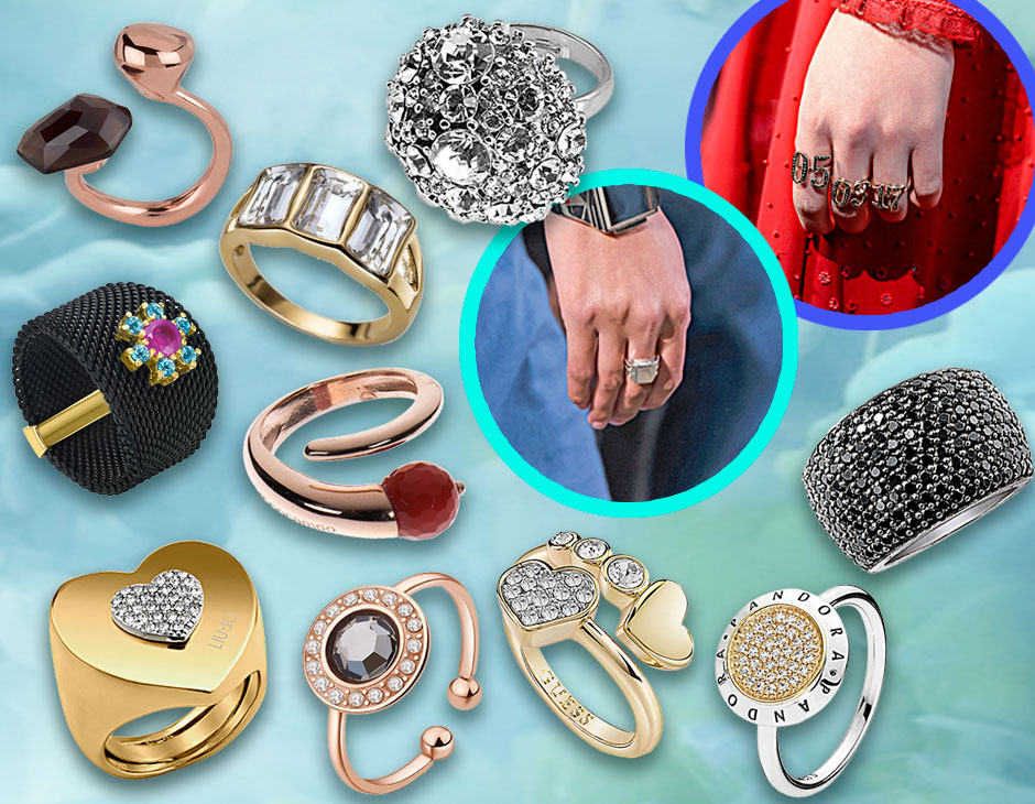Anelli tendenza clearance