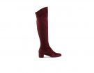 In suede burgundy