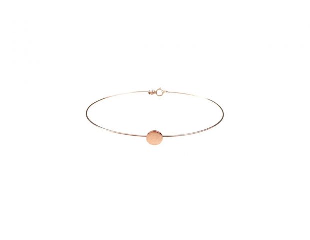 Bracciale rigido in oro rosa