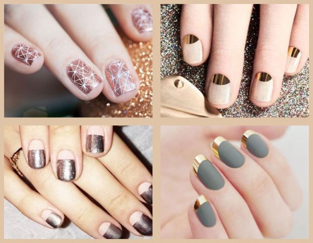 La nail art ispirata ai metalli preziosi è la tendenza del momento! Sfoglia la gallery e lasciati ispirare dalle proposte che abbiamo selezionato per te! (Photo credit Pinterest @pshiiit.com, @wheretoget.it, @StyleHaul Lisa, @camillelavie.com, collage di Francesca Merlo)