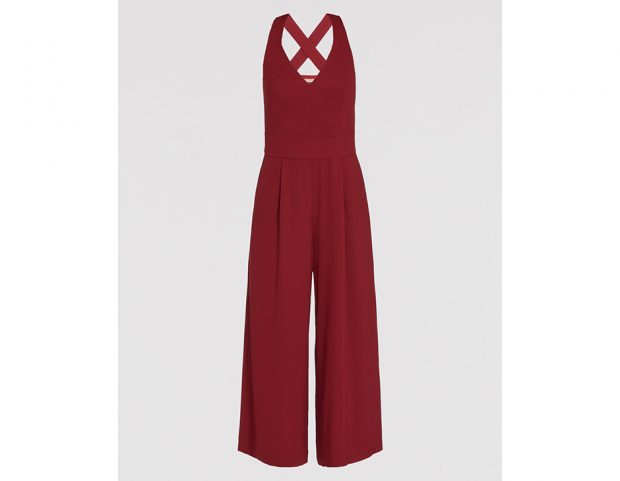 Jumpsuit fluida in cady