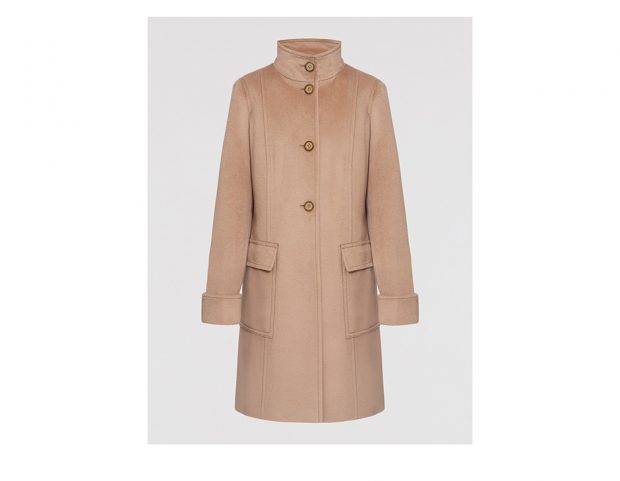 Cappotto in lana cammello