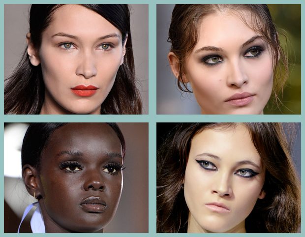 Sei curiosa di scoprire tutte le tendenze trucco per la Primavera 2018? Sfoglia la gallery e scegli la tua tendenza preferita! (Collage di Francesca Merlo)