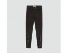 Jeans skinny con perle