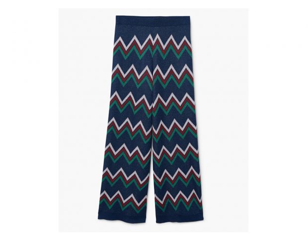 In maglia a zig zag
