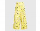 Cropped pants ampi a fantasia