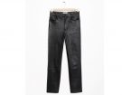 Pantaloni in pelle nera