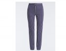 Pantaloni slim gessati