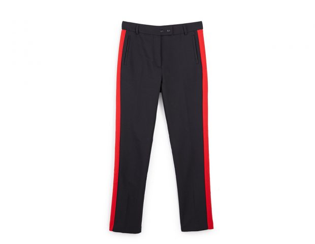 Pantaloni con banda laterale