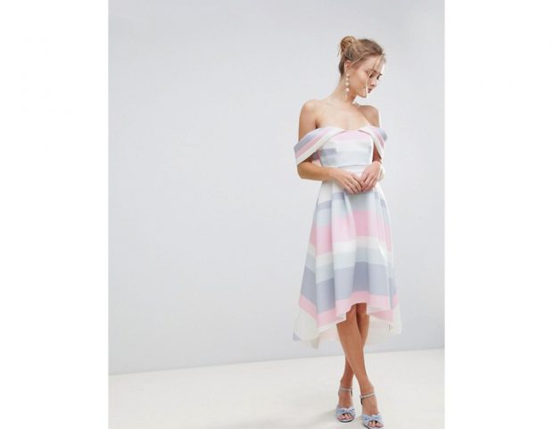 Midi dress a tinte pastello