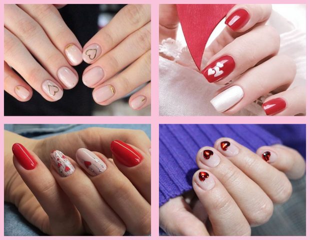 Hai già deciso come fare le unghie per San Valentino? Ti proponiamo le nail art più belle e romantiche, sfoglia la gallery per scoprirle tutte! (Photo credit: Instagram @unistella_by_ek_lab, @coranevia, @korneliaholeksa_nails, collage di Francesca Merlo)