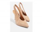 Slingback accollate in suede