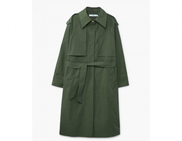 Trench lungo stile militare