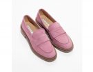 Loafer in suede rosa
