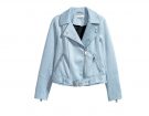 Biker jacket celeste