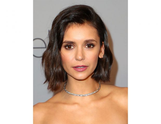 Nina Dobrev e il suo caschetto romantico.  (Photo credit: Getty Images)