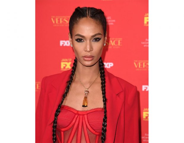 Joan Smalls con le boxer braids. (Photo credit: Getty Images)