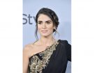 Nikki Reed con una morbida treccia a corona. (Photo credit: Getty Images)
