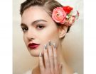 Manicure argento matte