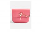 Mini bag rosa pastello con catena gold