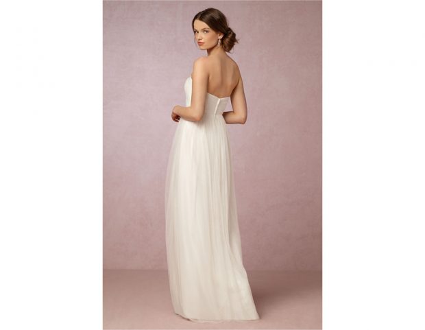 Strapless dress di tulle