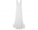 Longdress satin con strascico