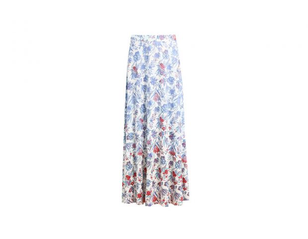 Lunga con fiori sfumati