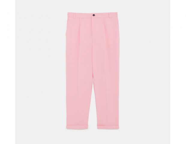 Pantaloni rosa confetto