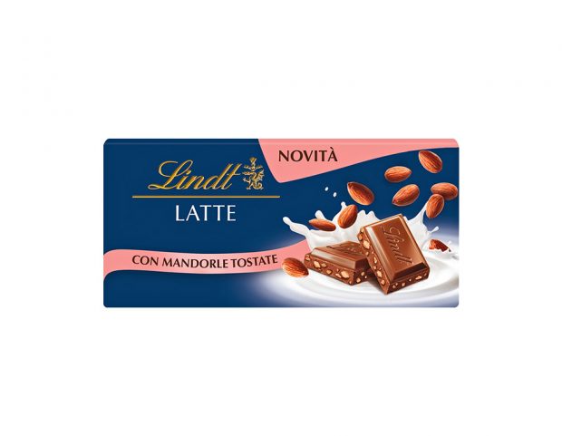 Tavoletta di cioccolato al latte con mandorle tostate Lindt